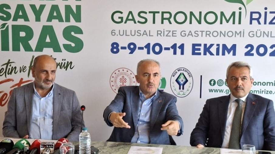 Rize’de 6. Ulusal Rize Gastronomi Günleri 8 Ekim’de Kapılarını Açıyor